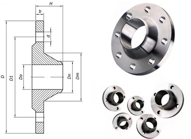 фланцы воротниковые отличие